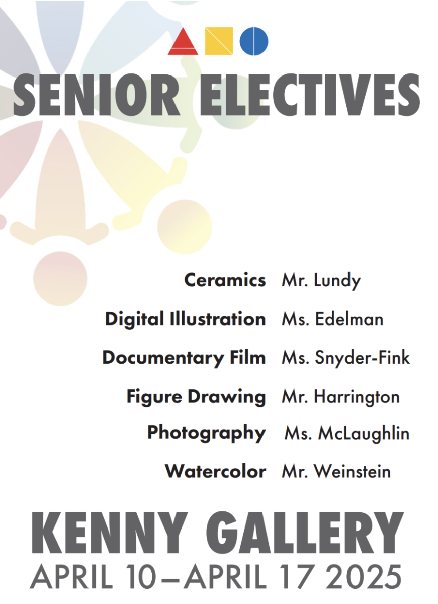 Senior Electives Exhibition at A&D High School No Longer Optional